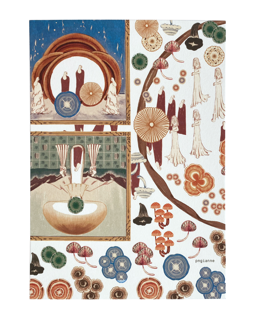 Mycelium Wonderland A5 Prints