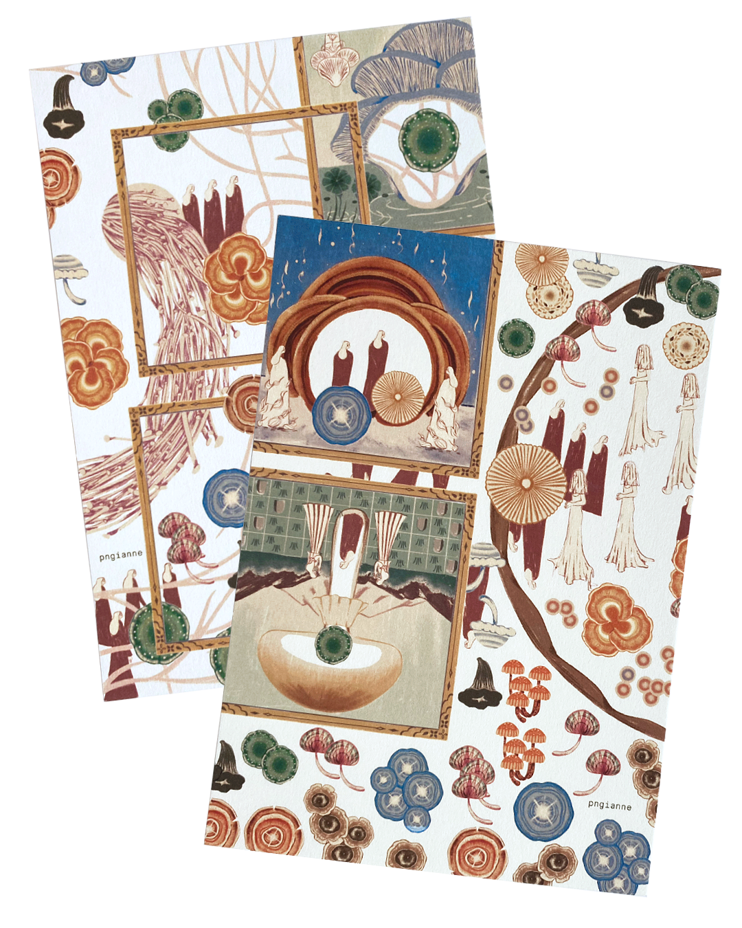 Mycelium Wonderland A5 Prints