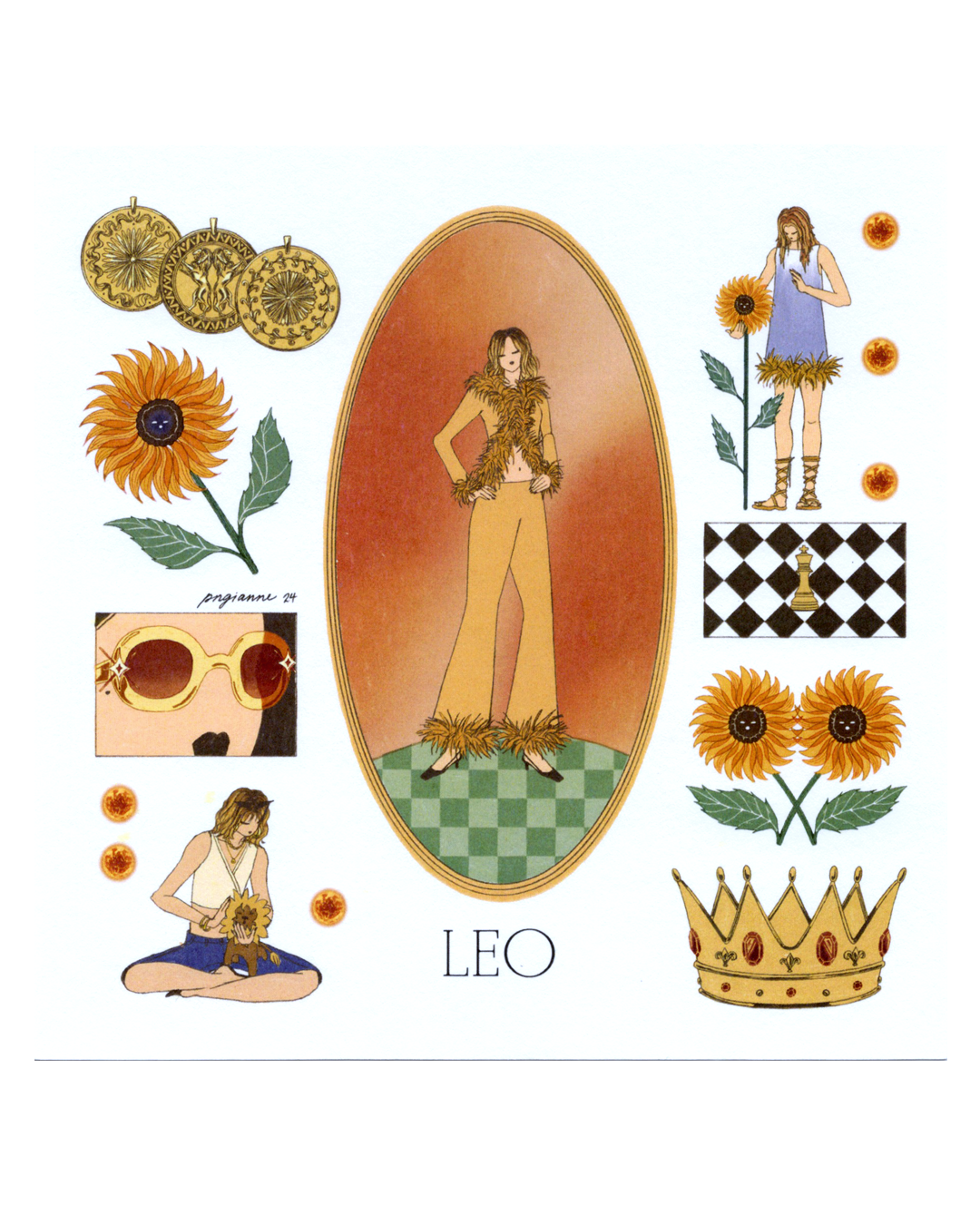 Zodiac Season Square Prints