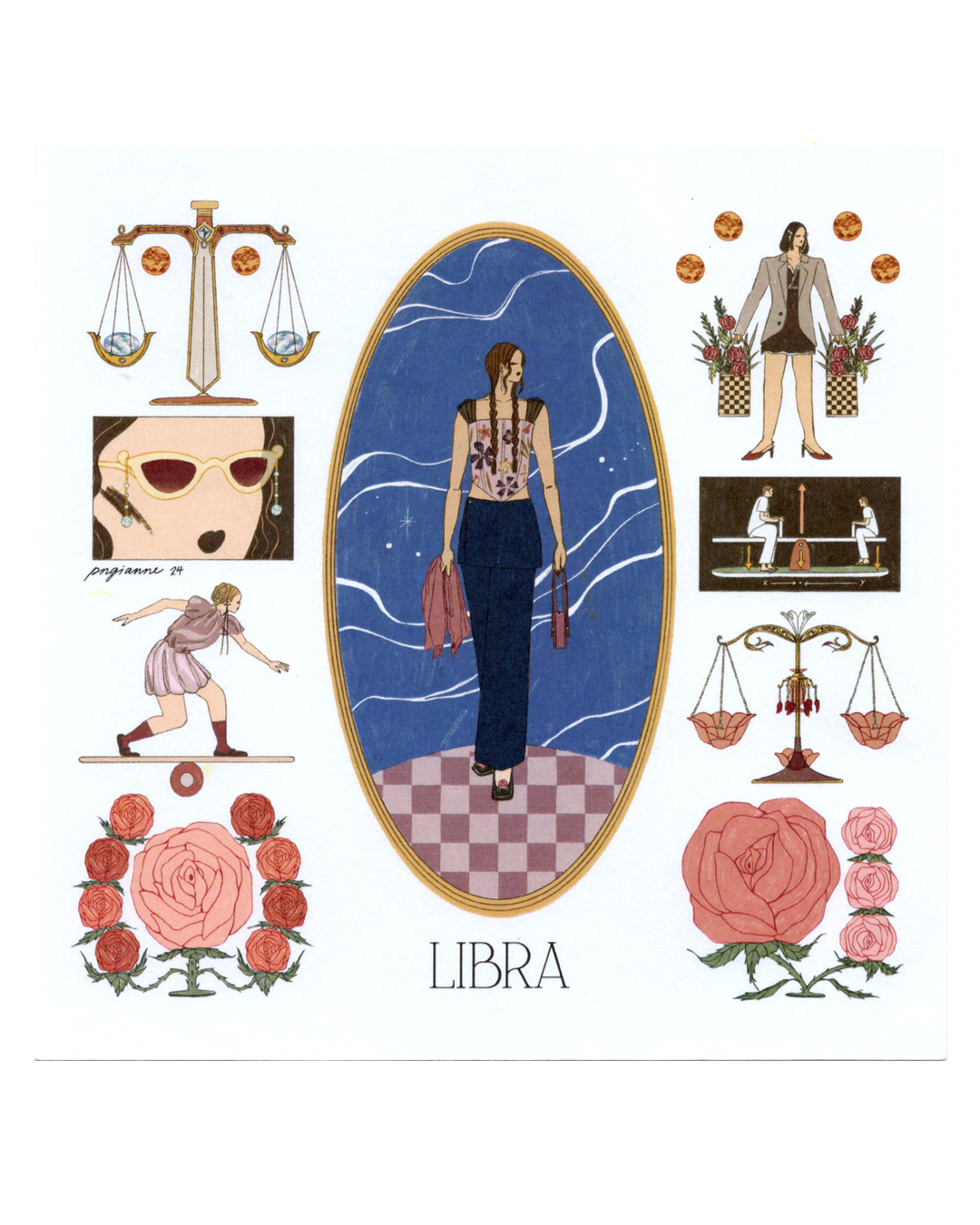 Zodiac Season Square Prints