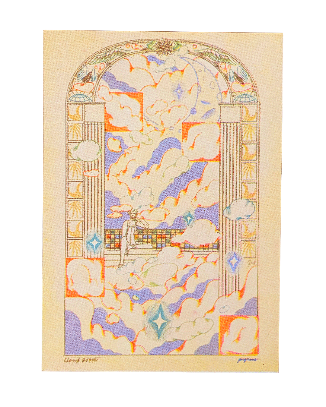 PlayHouse Rooms - A5 Print (RISO)