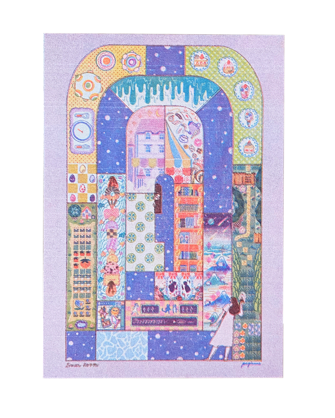 PlayHouse Rooms - A5 Print (RISO)