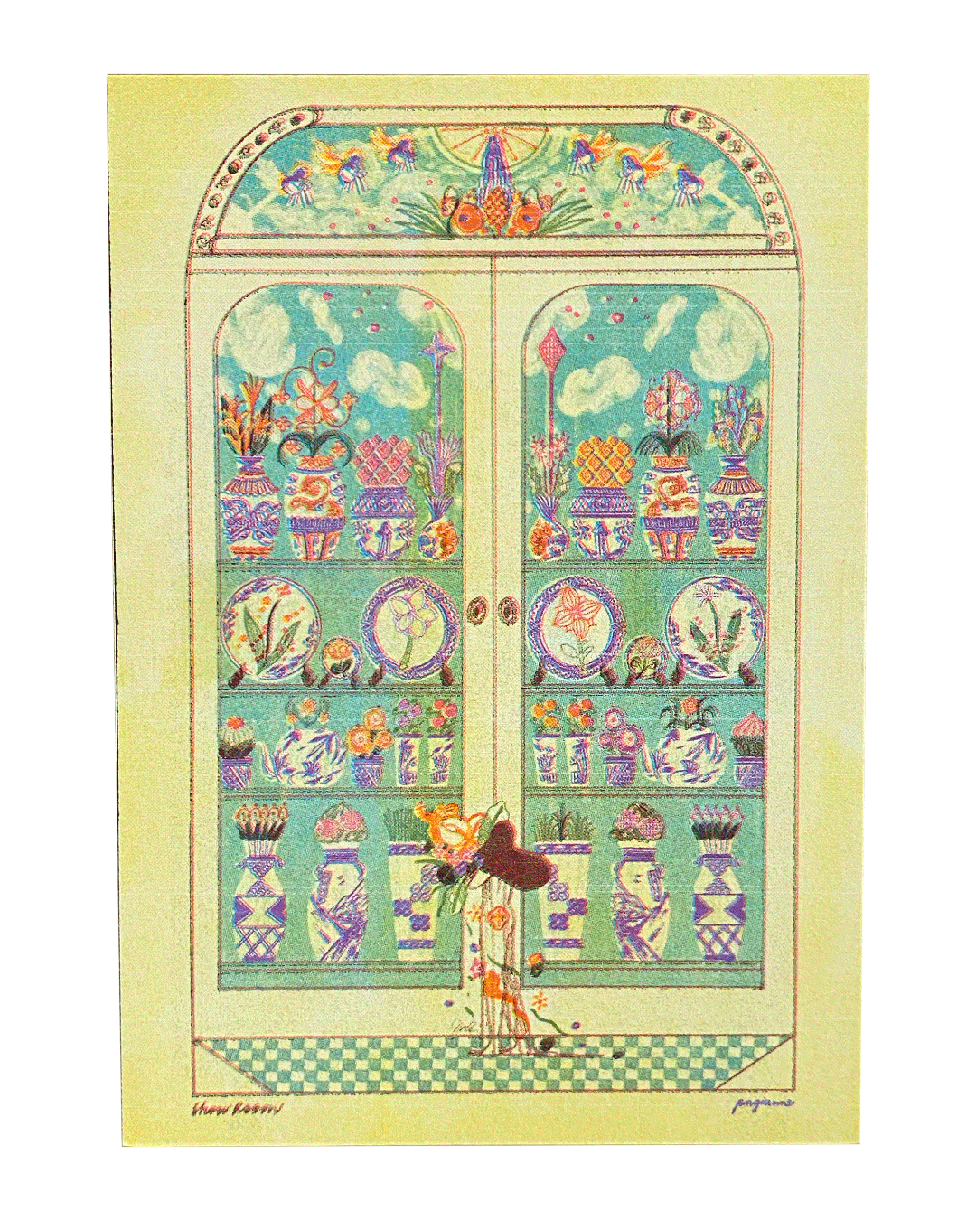 PlayHouse Rooms - A5 Print (RISO)