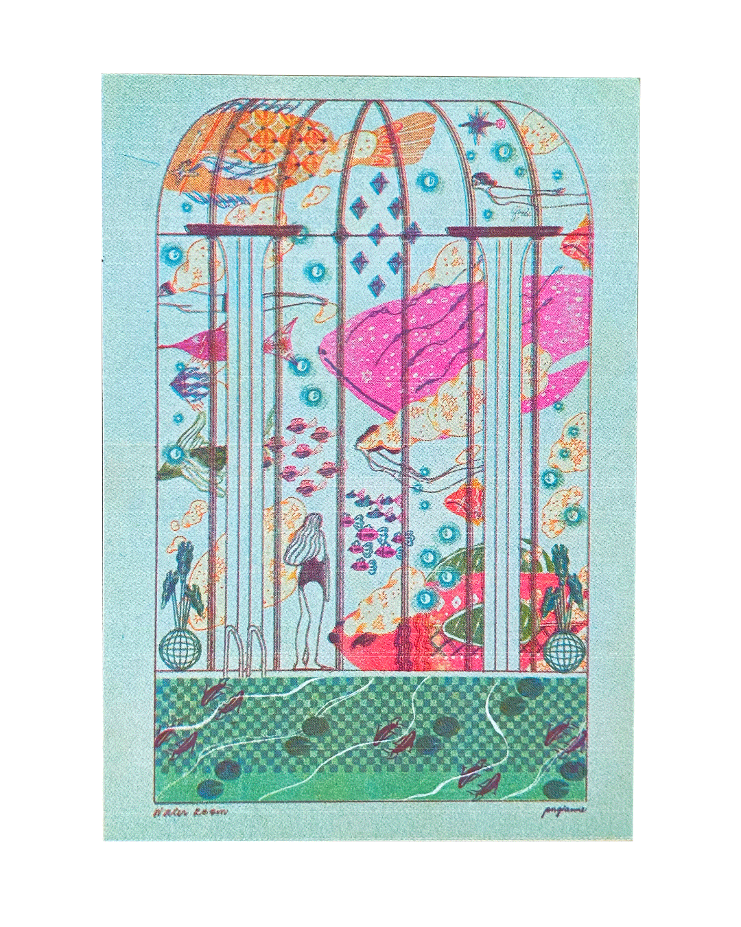 PlayHouse Rooms - A5 Print (RISO)