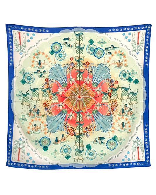 Heartbeat Springs Scarf LARGE - Cool