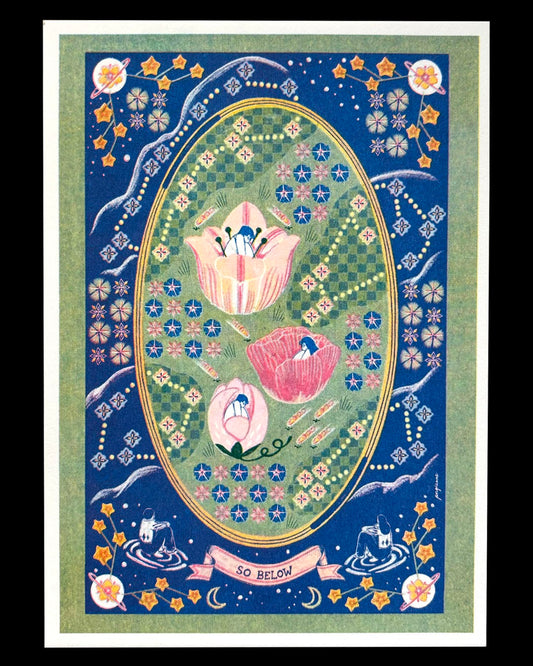 So Below A5 Riso Print