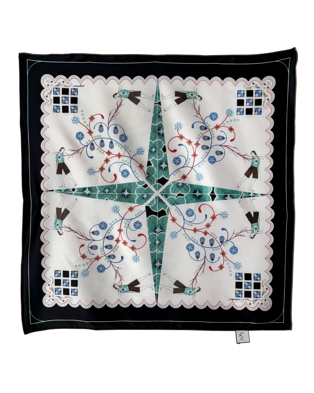 Fortune Flower I Scarf