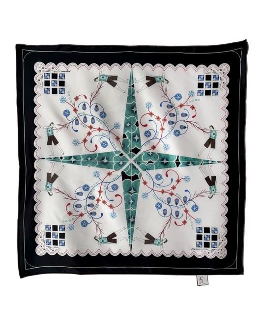 Fortune Flower I Scarf