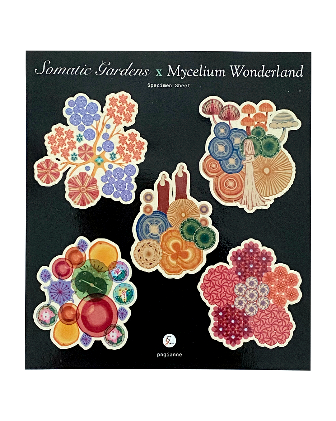 Somatic Gardens x Mycelium Wonderland Specimen Sheet