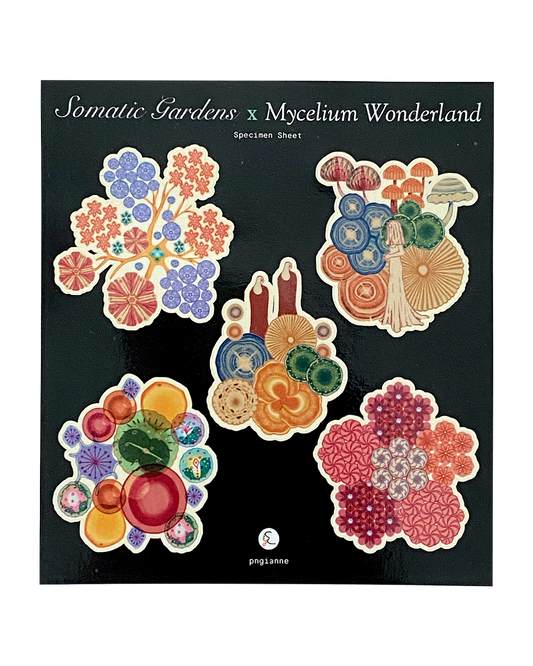 Somatic Gardens x Mycelium Wonderland Specimen Sheet